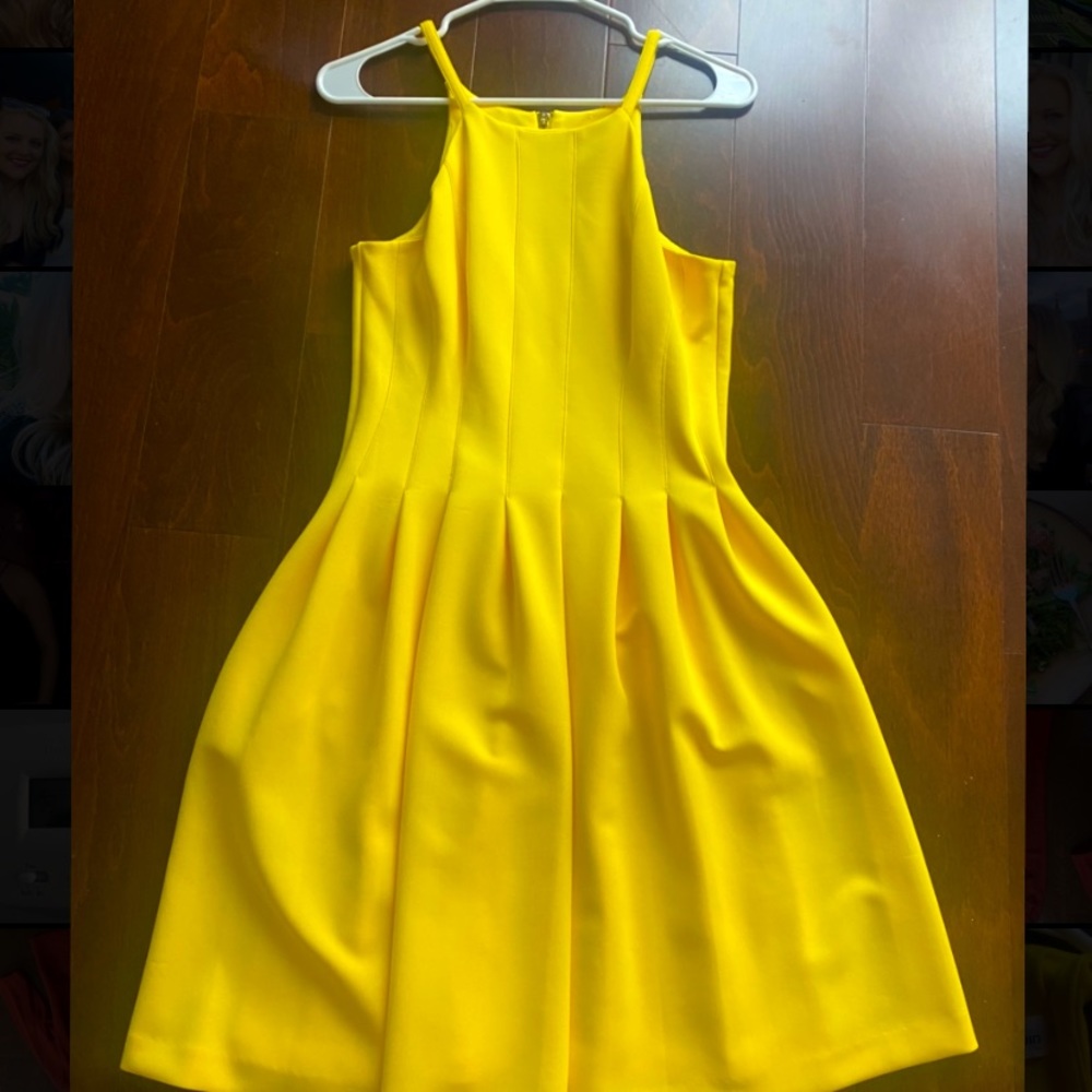 Calvin Klein Yellow Summer Dress